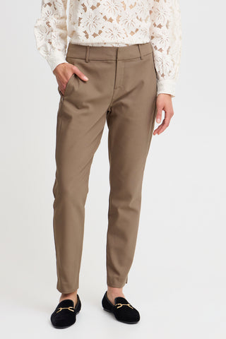 Fransa Vita Carrie Tailored Slim Leg Ankle Length Trousers