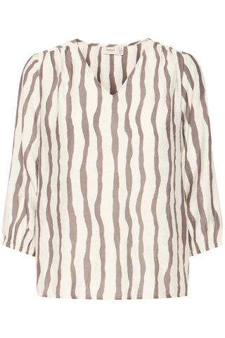 Fransa Ariana Striped Blouse