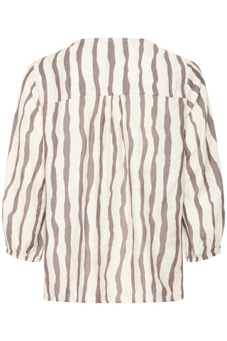 Fransa Ariana Striped Blouse