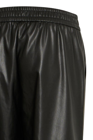 B Young Daja Faux Leather Wide Leg Jogger