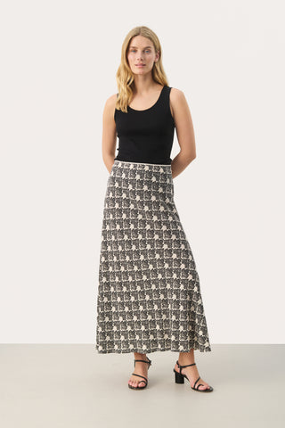 Part Two Rin Long Printed Skirt