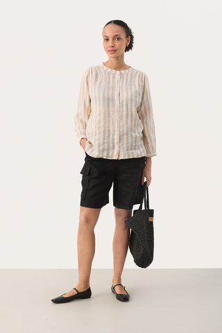 Part Two Persilles Striped Linen Shirt