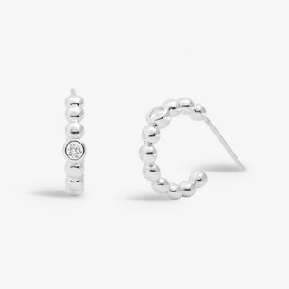 Joma Jewellery 7735 Silver Plated Hoop Earrings