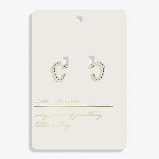 Joma Jewellery 7735 Silver Plated Hoop Earrings