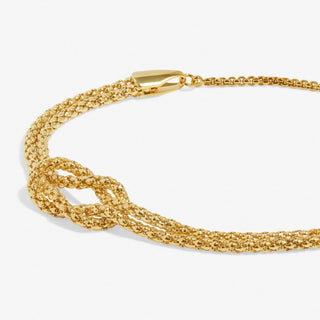 Joma Jewellery 7891 Gold Plated Chain Knot Bracelet