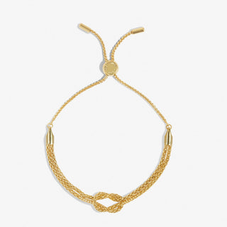 Joma Jewellery 7891 Gold Plated Chain Knot Bracelet