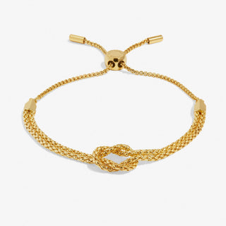 Joma Jewellery 7891 Gold Plated Chain Knot Bracelet