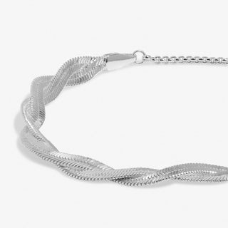 Joma Jewellery 7892 Silver Plated Snake Chain Bracelet