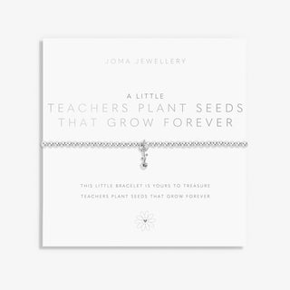 Joma Jewellery 8147 A Little Teachers Plant Seeds That Grow Forever Bracelet