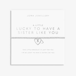 Joma Jewellery 8163 A Little Lucky To Have A Sister Like You