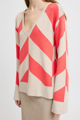 B Young Orla Geometric Jumper