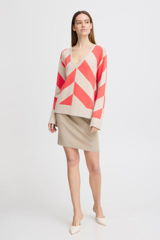 B Young Orla Geometric Jumper