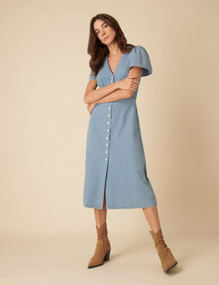 Nobody's Child Rosie Midi Denim Dress