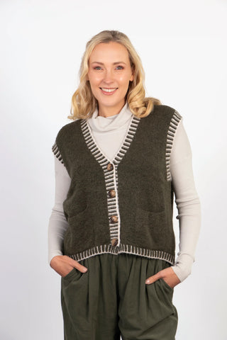 MSH Knitted Molly Waistcoat