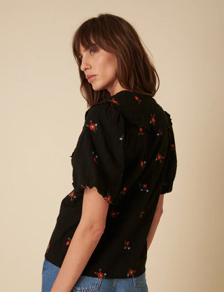 Nobody's Child Birdie Embroidered Blouse