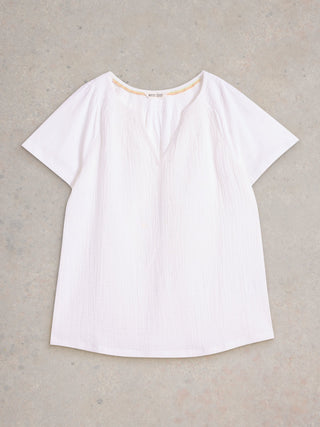 White Stuff Luella Notch Neck Top