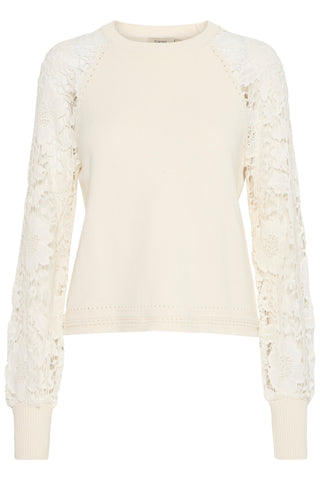 Fransa Hellen lace Sleeve Pullover